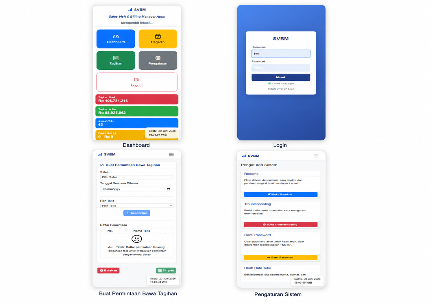 Screenshot SVBM